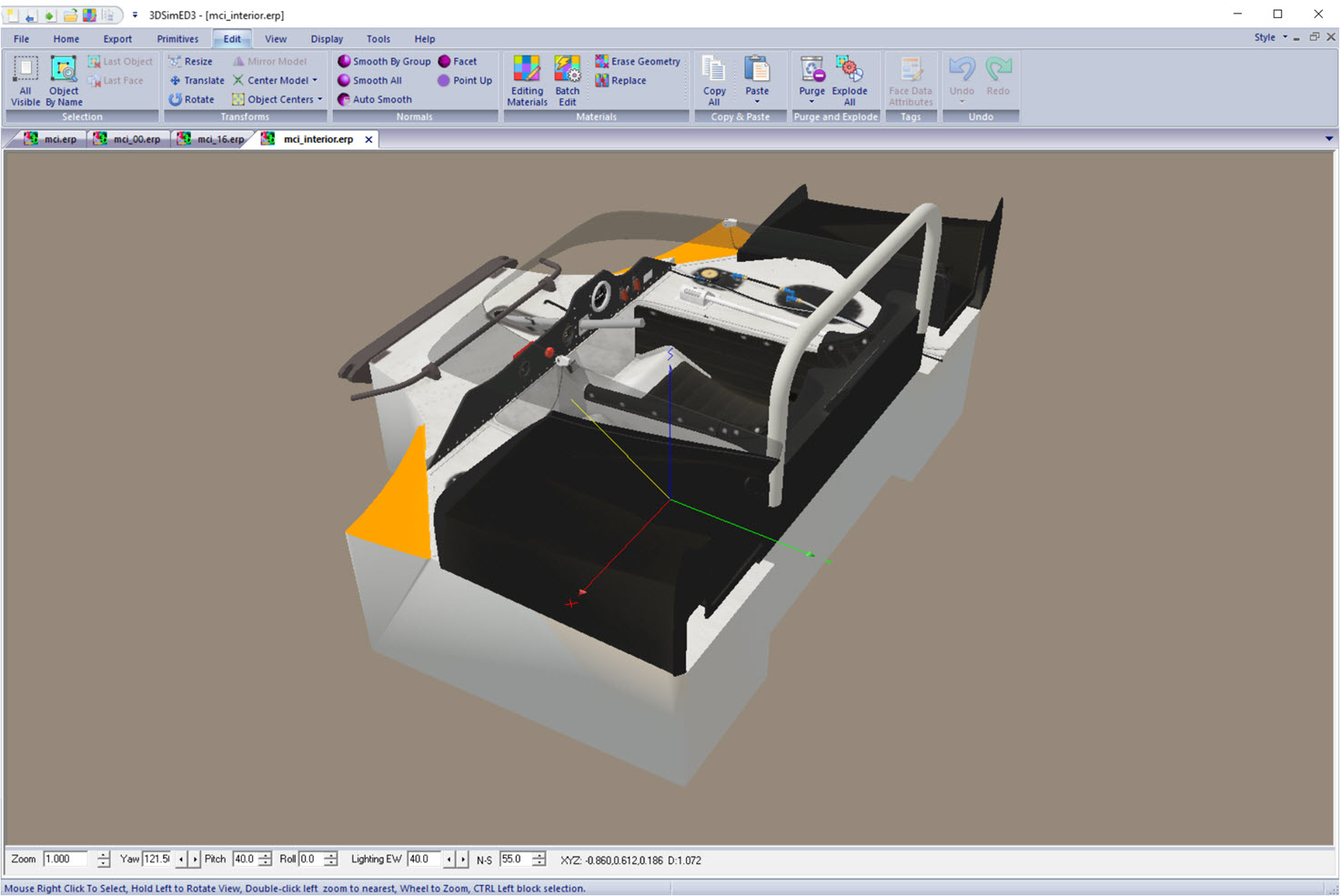 3dsimed add a basic shape